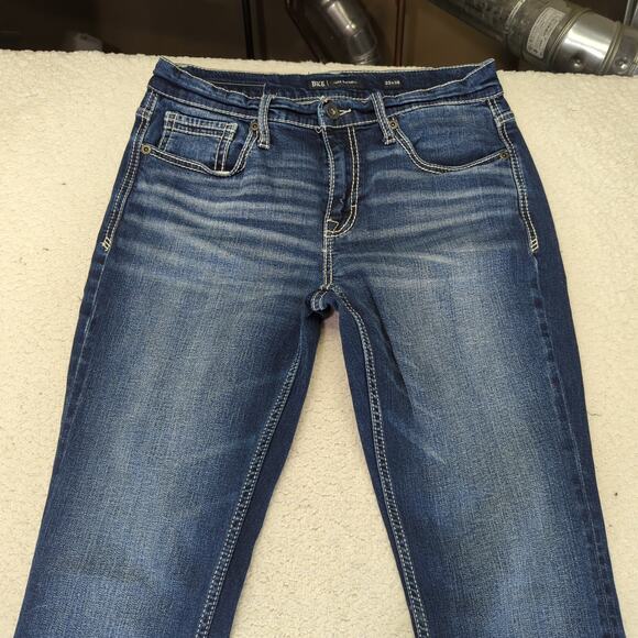 BKE Jake Straight Leg Jeans White Stitch Men's Size‎ 33x38 Stretch ABP16274 Tall - Picture 3 of 9